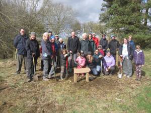  Jim's friends and colleagues,after the treeplanting